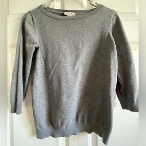 Ann Taylor LOFT sweater, grey, size medium.